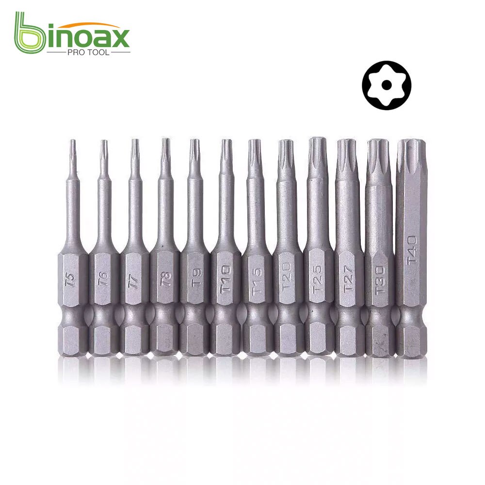 Binoax 6/8/12 Pcs Torx Ʈ Ʈ 50mm ڱ   ..